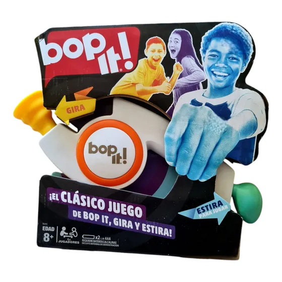 Bop It! Juego De Memoria Y Movimiento Hasbro 1+ Jugadores