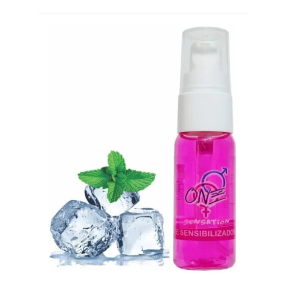 Gel Lubricante Sensibilizador Femenino One Sensation 20 Ml Sabor Menta