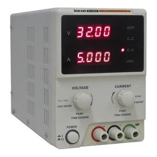 Fonte Alimentação Digital Bancada Dc32v 5a Hf3205s - Hikari Fonte Alimentação Digital Bancada Dc32v 5a Hf3205s - Hikari