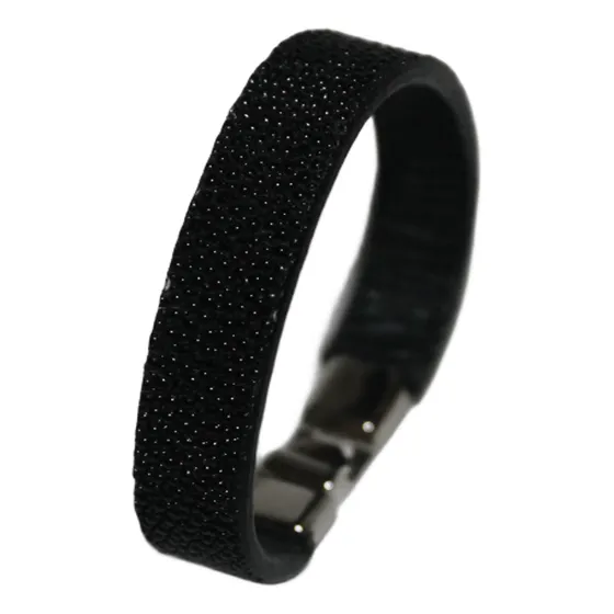 Pulsera Piel Mantarraya Exótica Estilo Único Todos Los Días