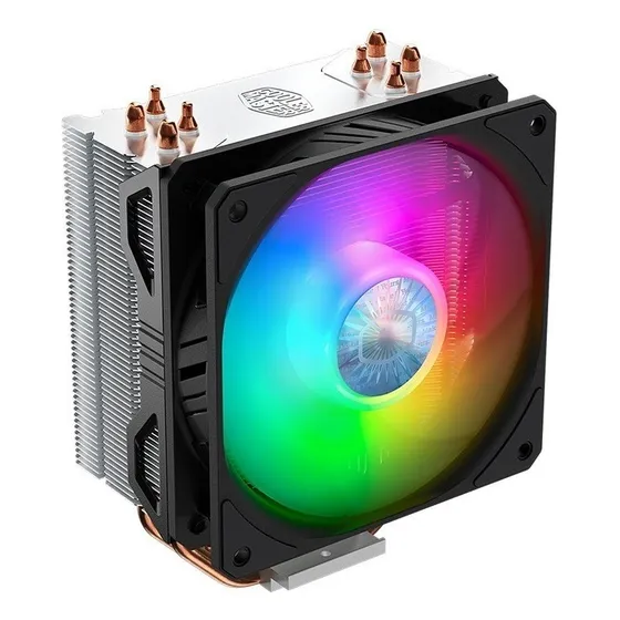 Cooler para Cpu Cooler Master Hyper 212 Argb con Controlador y LEDS ARGB para Intel y AMD