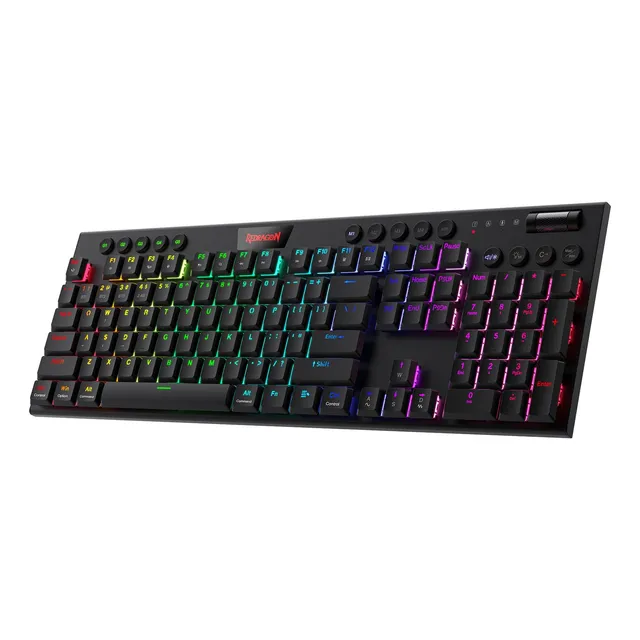 Teclado Redragon K618 Pro Inalámbrico Rgb Mecánico