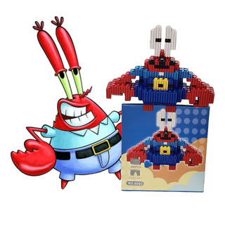 Bloques 3d De Bob Esponja Persona Don Cangrejo 685 Piezas Bloques 3d De Bob Esponja Persona Don Cangrejo 685 Piezas