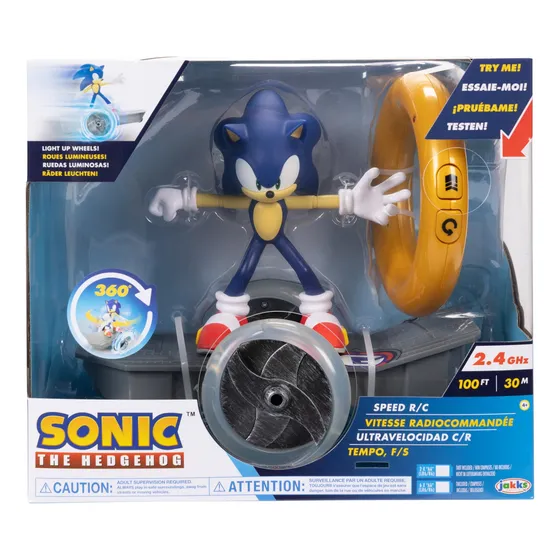 Sonic Skate Ultravelocidad A Control Remoto C/luces Figura