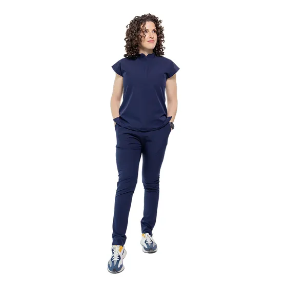 Uniforme Ávila Flex Dama Cuello Mao Pantalon Clasico Xs-l