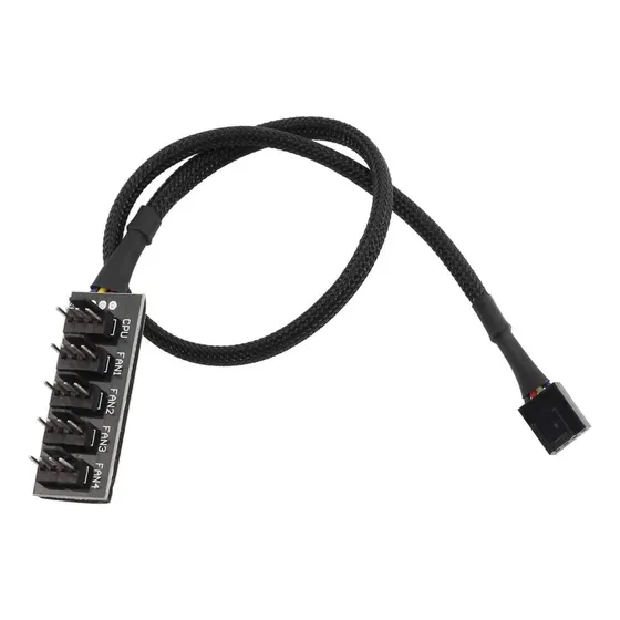 Conector Multiple 1x5 Cooler 4pin Hub Splitter Molex Tx4 Stw
