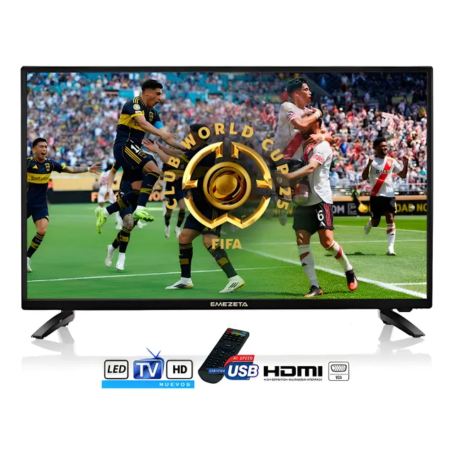 Televisor & Monitor Led Hd 28 Pulgadas Emezeta Hdmi Tda 60hz