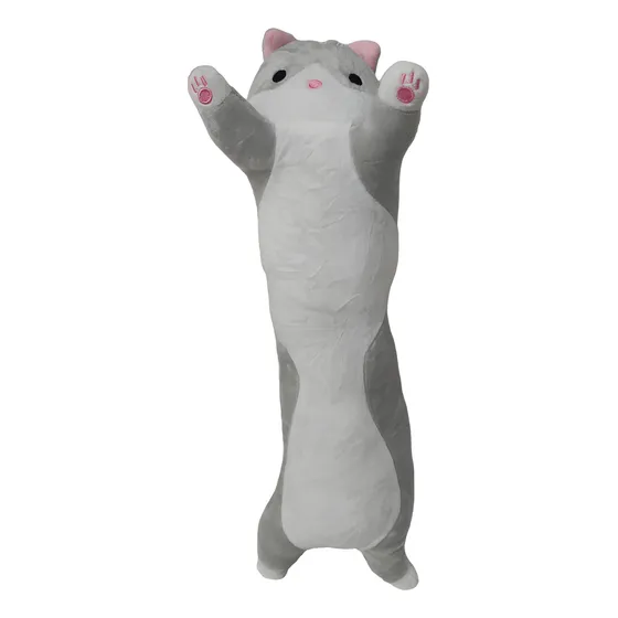Almohada Peluche Gato Colores Importada Excelente Calidad