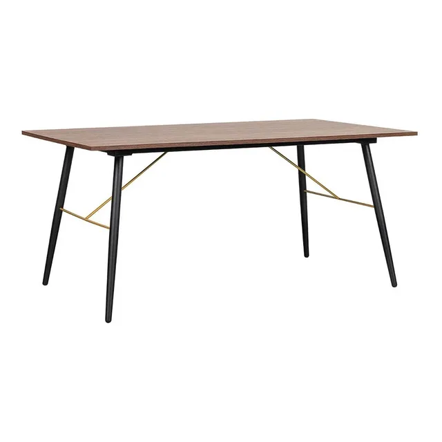 Mesa Comedor Mundo In Luxo Desayunador Antecomedor 160x90 Cm Color de la tapa Marrón oscuro