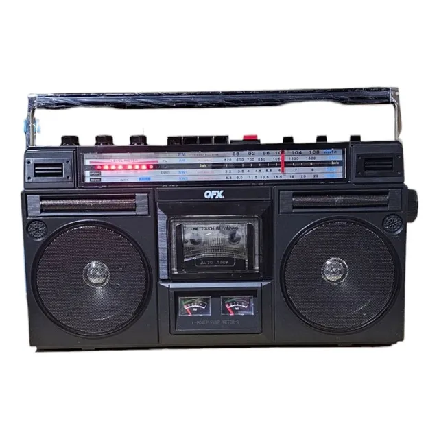 Radio Grabadora Retro Bluetooth Sonido Dual 4 Bandas Usb/ Tf