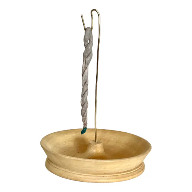 Soporte Para Cuerda Incienso Quemador Madera Decoracion Yoga