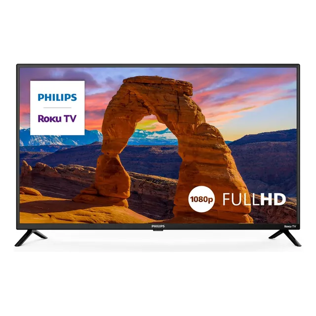 Smart Tv Pantalla 40 Philips Led Roku Full Hd 40pfl6533/f7