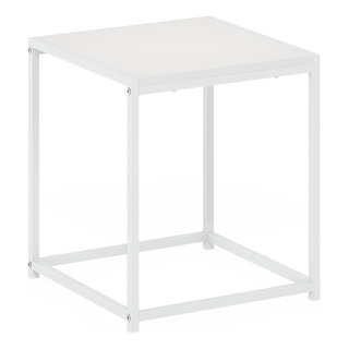 Mesa Auxiliar Moderna Furinno Color Blanco Y Blanco Mesa Auxiliar Moderna Furinno Color Blanco Y Blanco