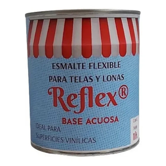 Pintura Para Lonas Y Toldos 1l Al Agua Reflex
