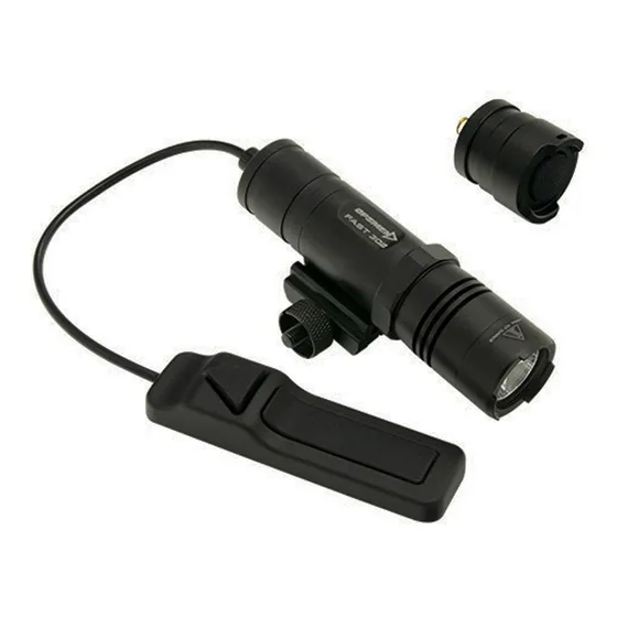 Lanterna Tática 400 Lúmens Para Trilho Picatinny Opsmen Lanterna Preto Luz Branco
