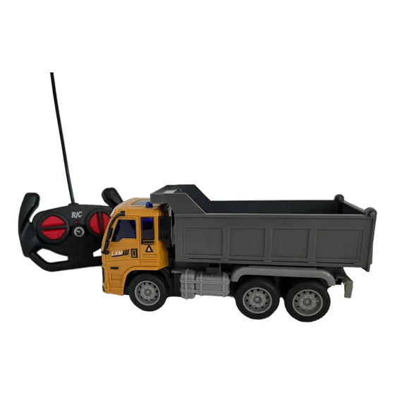 Camion A Radio Control Modelo Construccion Color Amarillo