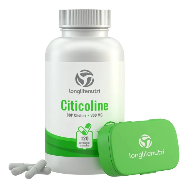 Suplemento Longlifenutri Citicoline Cdp Coline 300 Mg X120