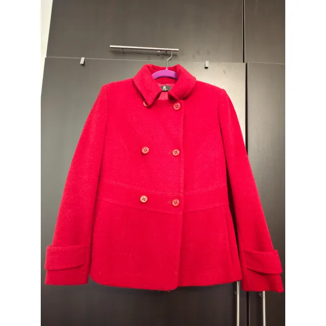 Abrigo De Alpaca Tumi Rojo