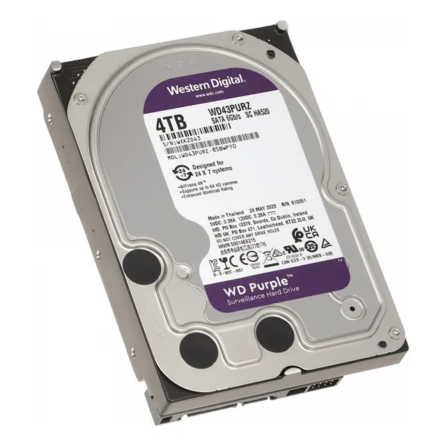 Westerndigital 4tb 256mb 5400rpm Disco Duro Interno 3,5puLG