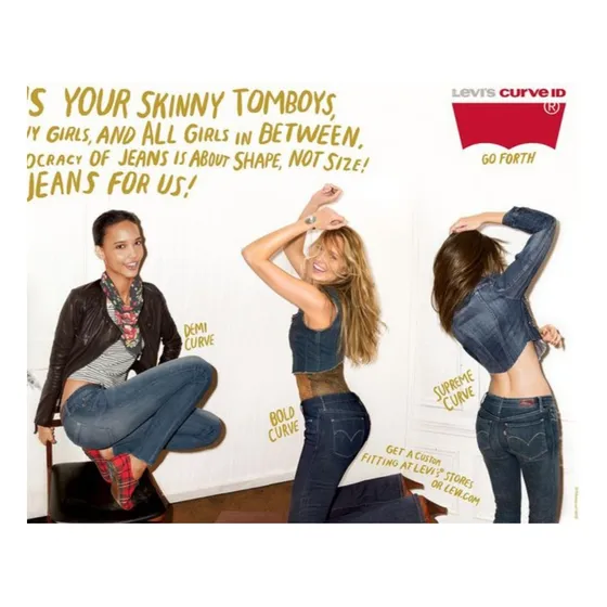 Bluejean Levis Original Boldcurve T/27