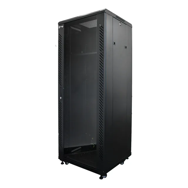 Powerfiber Rack De Pie 19  600 Prof 22 Unidades + Accesorios