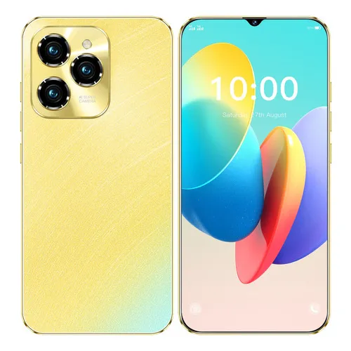 2024 J Celular Android 4g Hot40 Pro De 6.8 En Dorado