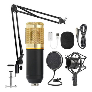 Kit Microfone Bm800 C/ Pop Filter+ Braço Articulado+ Aranha Kit Microfone Bm800 C/ Pop Filter+ Braço Articulado+ Aranha
