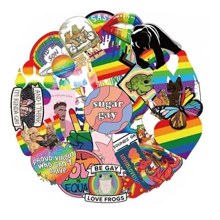 Calcomanias Stickers Lgtbi X 50 Unidades Calcomanias Stickers Lgtbi X 50 Unidades