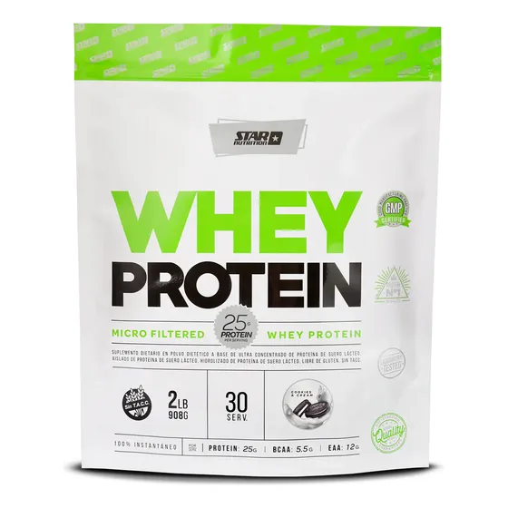 Star Nutrition Whey Protein 2 Lb Sabor Vanilla Ice Cream Doy