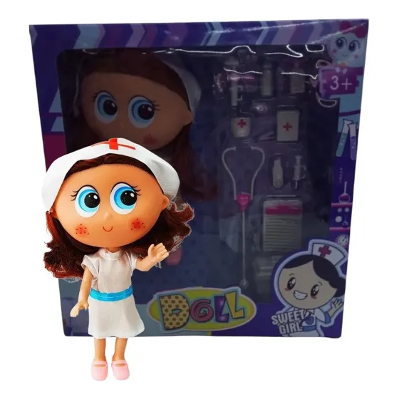 1 Ksimerita Nurse + Accesorios + Stickers Regalos  Niñas