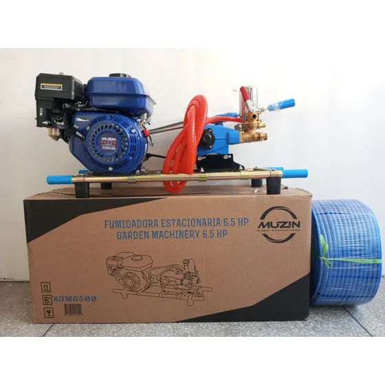 Fumigadora Estacionaria Muzin 6.5hp Motor A Gasolina 3400rpm