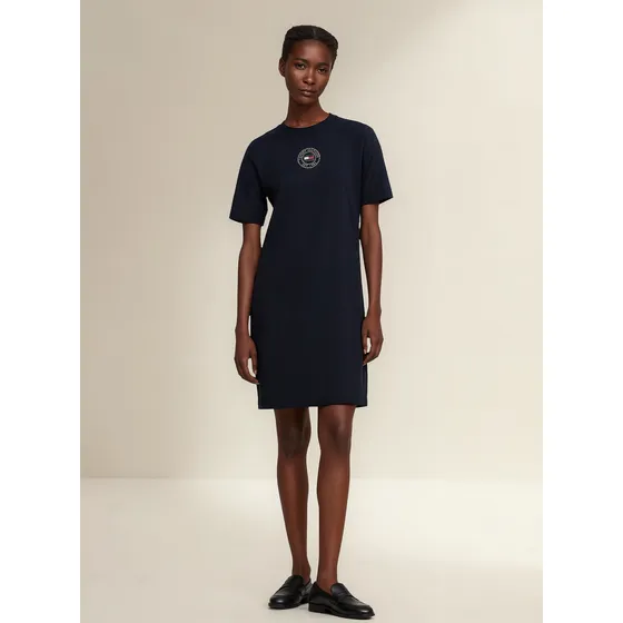Vestido Logo Nautico Regular Fit Azul Tommy Hilfiger