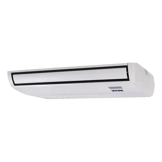 Aire Acondicionado Piso Techo York Inverter 6 Toneladas Blanco