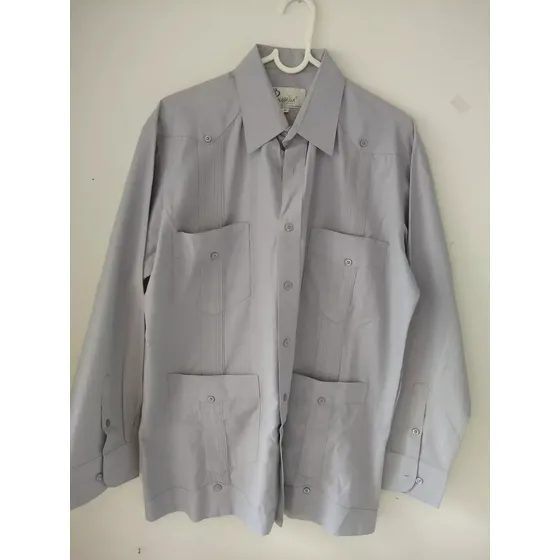 Guayaberas Para Caballeros Manga Larga Tallas M Y L Usada