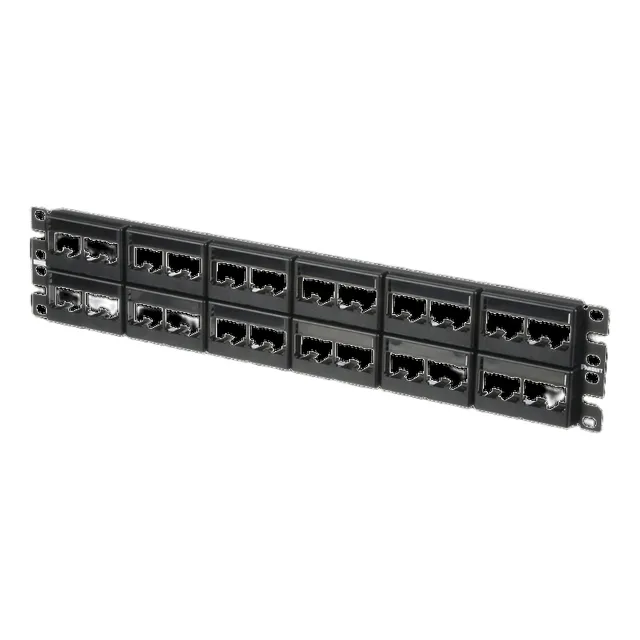 Panel De Parcheo Modular Mini-com (sin Conectores) De 48
