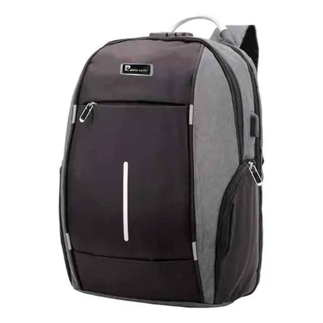 Mochila Porta Notebook Smart Con Usb Acolchada Urbana Y Ejecutiva A Todo El Pais By Happybuy Color Gris Diseño De La Tela Liso