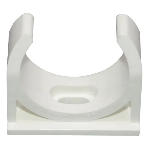 Linkchip 32mm Soporte Fijacion Abrazadera P/tubo Pvc Blanco 