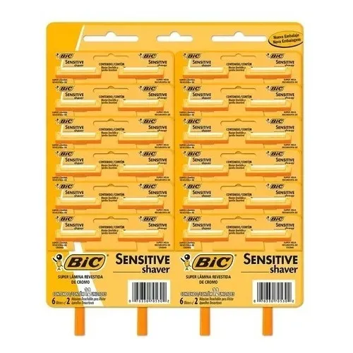 Máquina Afeitadora Bic Sensitive Shaver X 24 Un