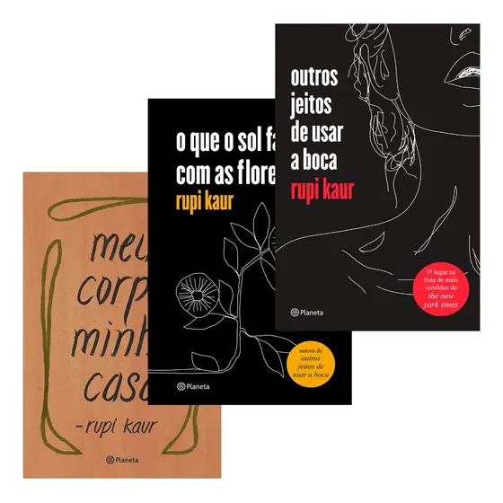 Kit Rupi Kaur - Meu Corpo, O Que O Sou Faz E Outro Jeitos 