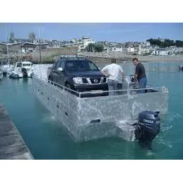 Flutuante  Lancha Balsa  Aluminio Naval  Qualquer Finalidade
