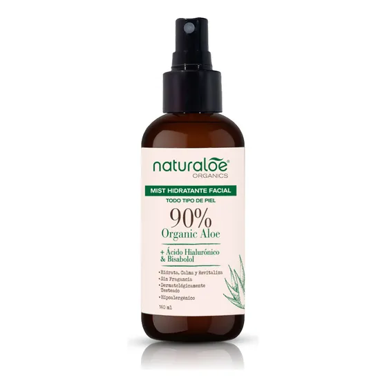 Mist Hidratante Facial 140ml Naturaloe Tipo de piel Todo tipo de piel