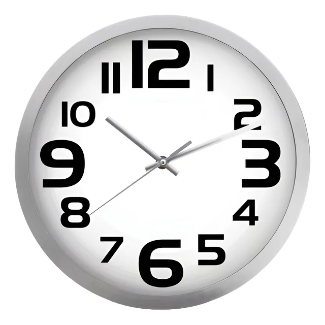 Reloj De Pared Analogico Hogar Oficina Negocio 30 Centimetrs