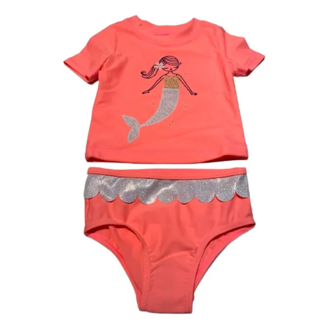 Traje De Baño Carters - 12m - Glitter Mermaid 2-piece Rashgu