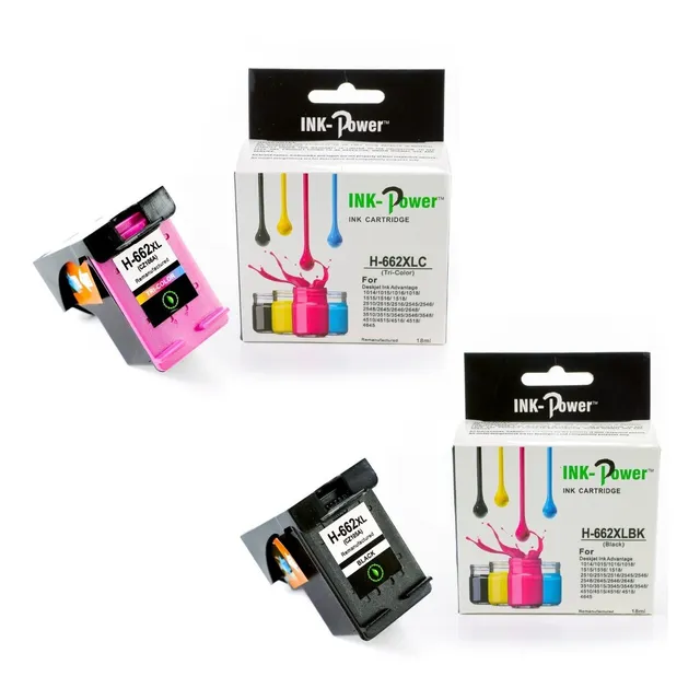 Kit 2 Tintas H-662xl Para Deskjet Ink Advantage 1014