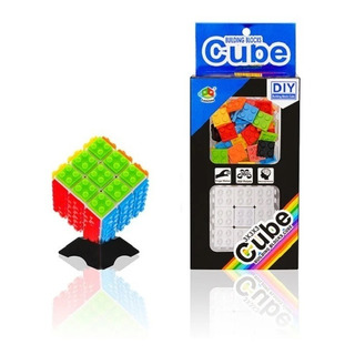 Cubo Rubik De Bloques De Construccion Cubo Rubik De Bloques De Construccion