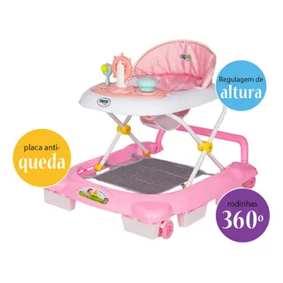 Andador Infantil Musical Para BebĂȘ La Bamba - Maxi Baby - Rosa Andador Infantil Musical Para BebĂȘ La Bamba - Maxi Baby - Rosa