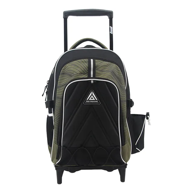 Mochila Con Carro Reforzada Triple Rueda Tracktor 18 