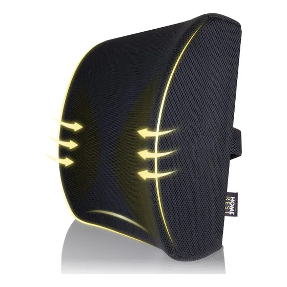 Almohada Cojin Soporte Espalda Lumbar Silla Oficina Hogar