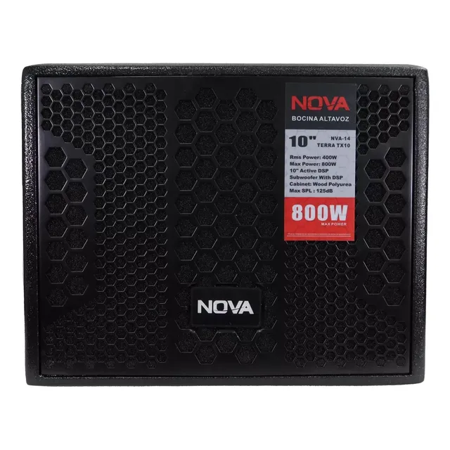 Subwoofer Activo Nova Terra Tx10 400w Rms By Vamav Color Negro