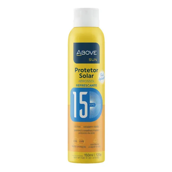 Protetor Solar Fps 15 Protege Muito Uva Uvb 150ml Above